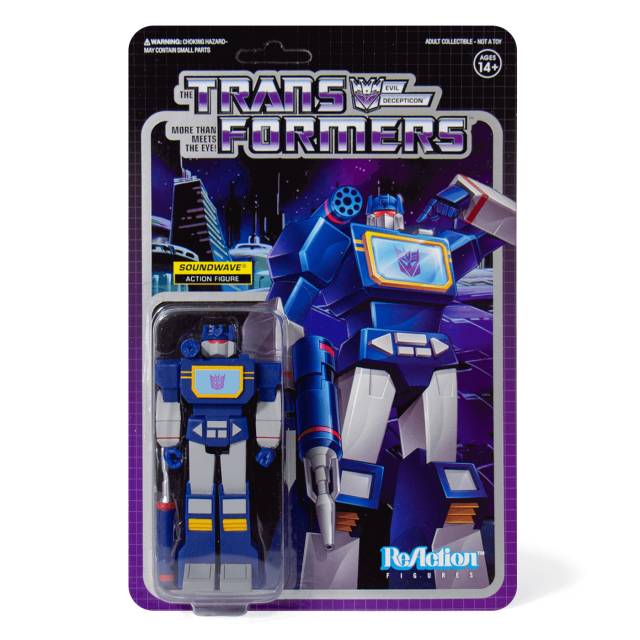 Soundwave Figure | Transformers ReAction G1 Generation One