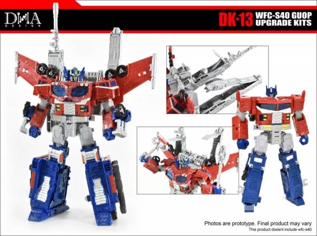 DK-13 Upgrade Kit for Transformers War for Cybertron Siege WFC-S40 Optimus Prime | Dna Design | Upgrade Kit