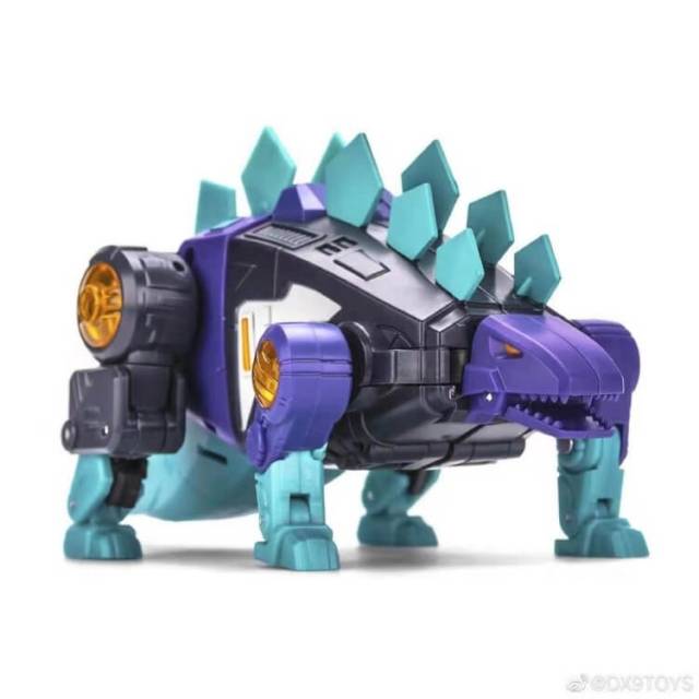 Dino Set of 5 Figures Black Version | DX9 Toys War in Pocket