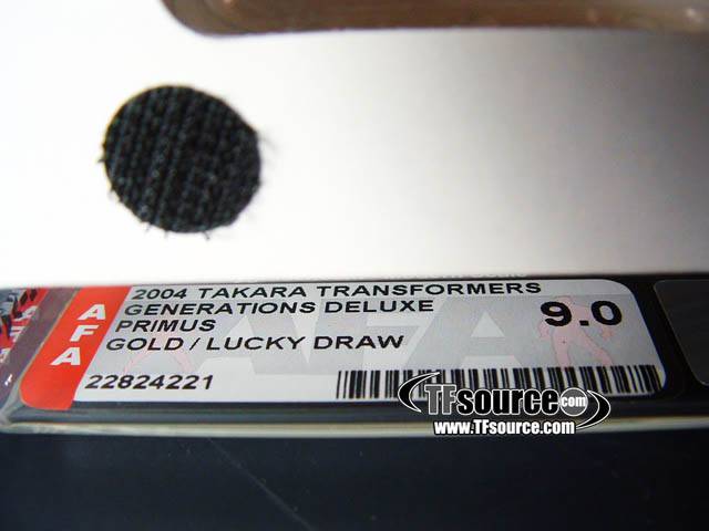 Transformers G1 Lucky Draw God Primus AFA 9.0 | Transformers Collectors Edition