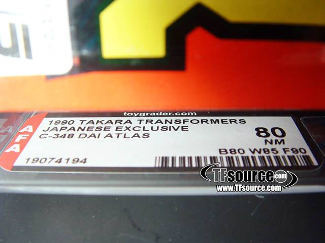 C-348 Dai Atlas AFA 80 | Vintage Japanese G1 Transformers