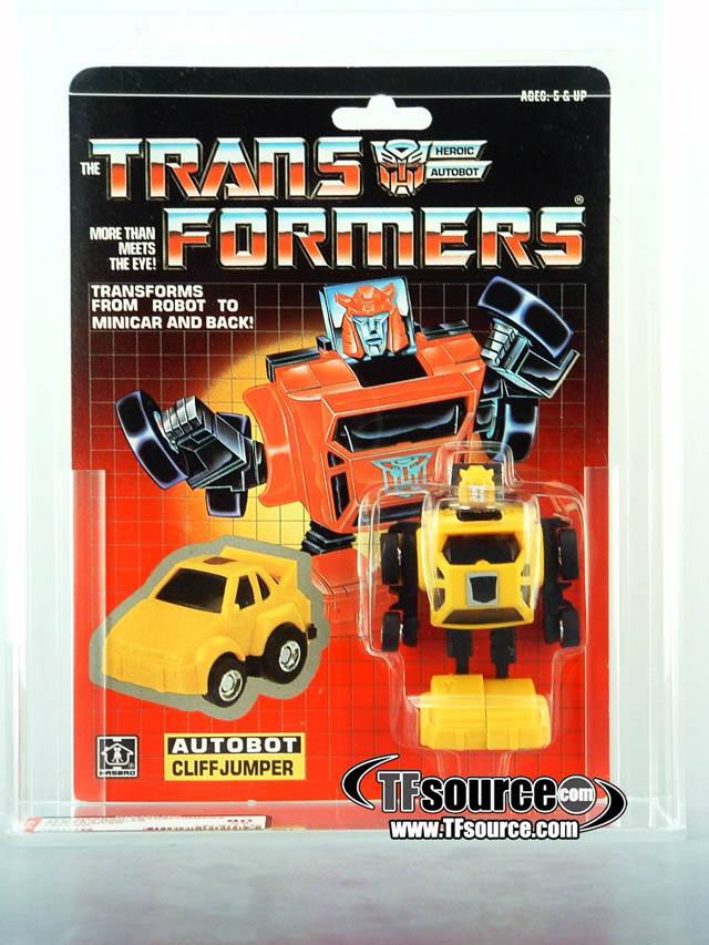 Cliffjumper Yellow Version AFA 80 Minibot Vintage Transformers G1