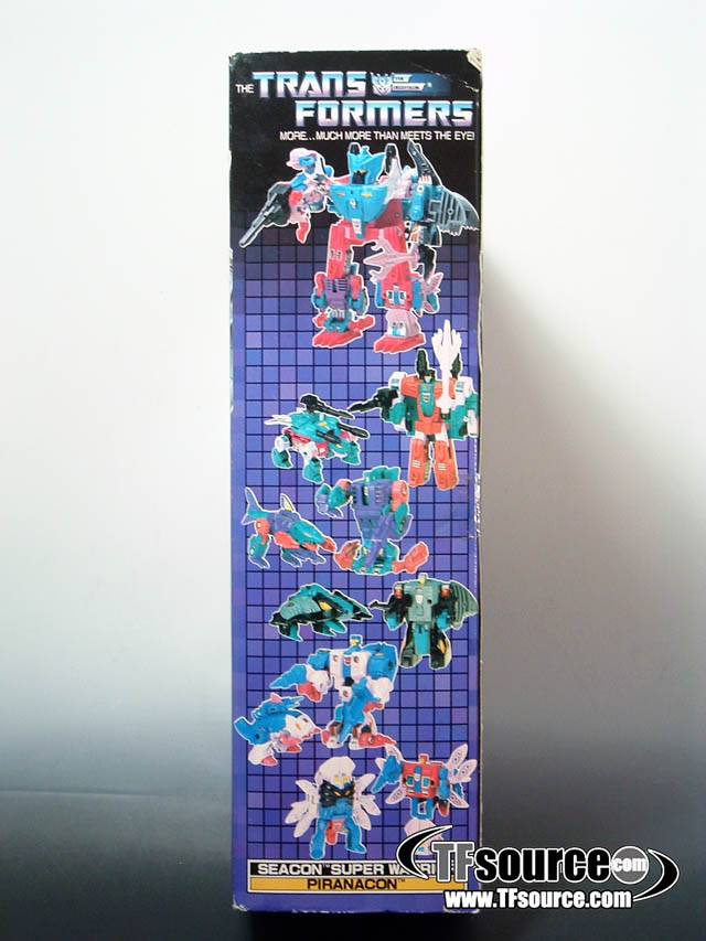 Piranacon Seacons Giftset Combiner Vintage Transformers G1