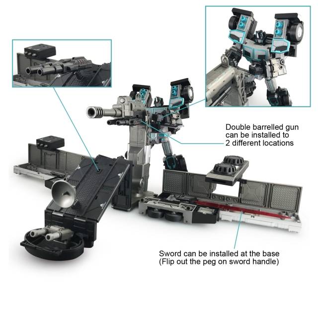 MB-09A Trailer for MB-01 Archenemy | Fans Hobby Master Builder