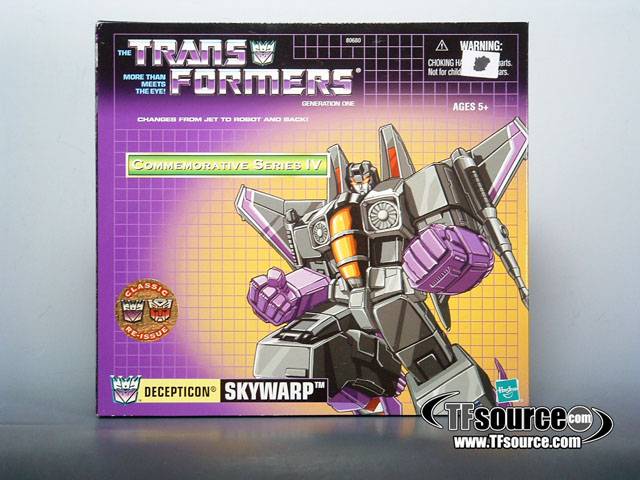 Transformers G1 Skywarp | The Transformers Generation One Commemorative Series