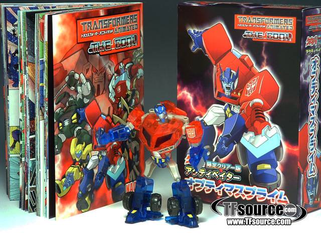 Activators Optimus Prime Exclusive Clear Version | Japanese Transformers Animated