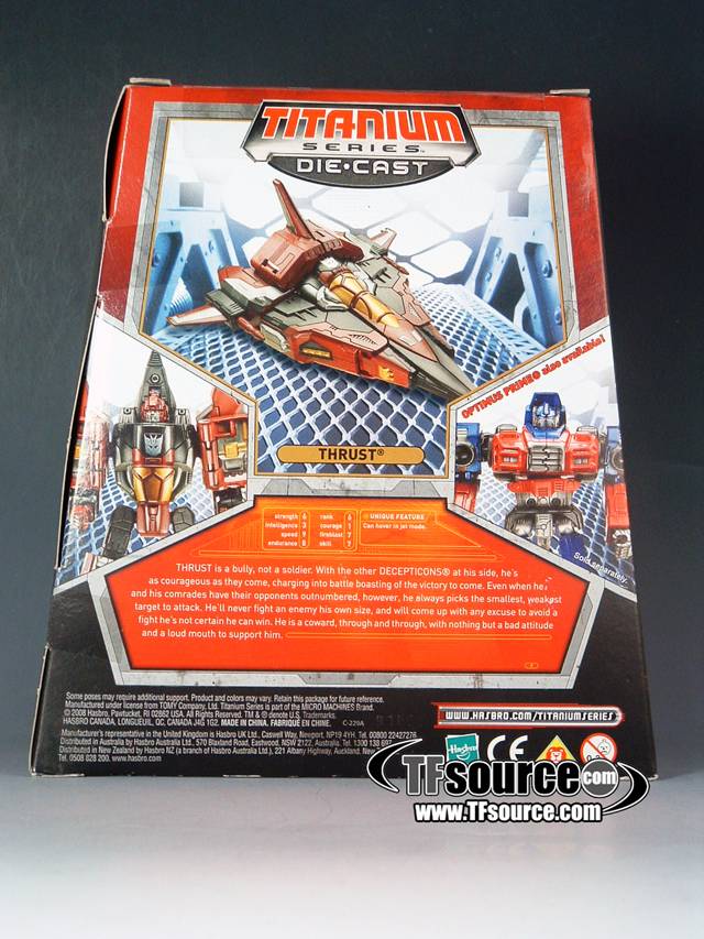 Thrust War Within Exclusive 6-Inch | Transformers Titanium Cybetron Heroes