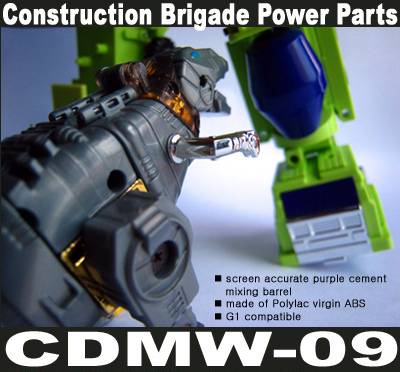 CDMW-09 Construction Brigade Power Parts Barrel Set | Crazy Devy