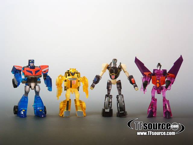 EZ Collection Set of 4 Family Mart Prize D | Japanese Transformers Animated
