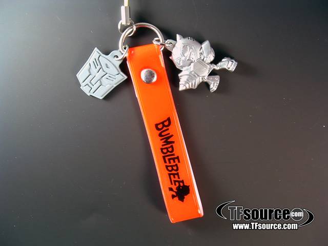 Bumblebee Metallic Version Family Mart Prize F Cellphone Strap | Japanese Transformers Animated