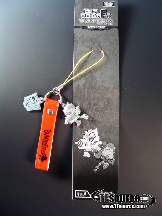 Bumblebee Metallic Version Family Mart Prize F Cellphone Strap | Japanese Transformers Animated