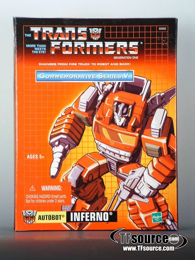 Transformers G1 Inferno | The Transformers Generation One Commemorative Series