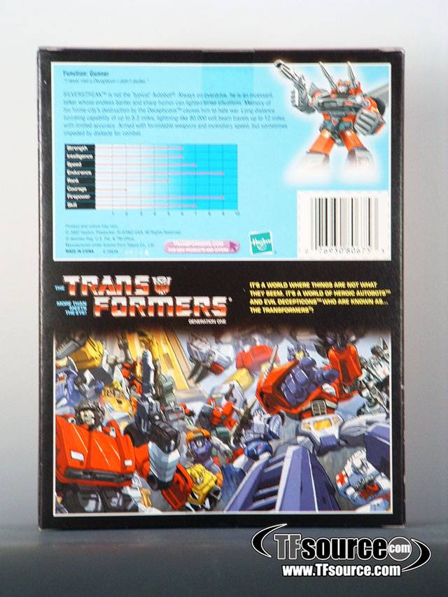 Transformers G1 Silverstreak | The Transformers Generation One Commemorative Series