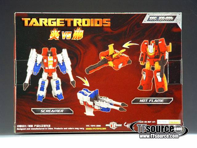 EX-004 Targetroids Hot Flame vs. Screamer | TFC Toys