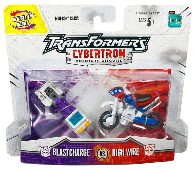 Blastcharge vs High Wire Mini-con | Transformers Cybertron