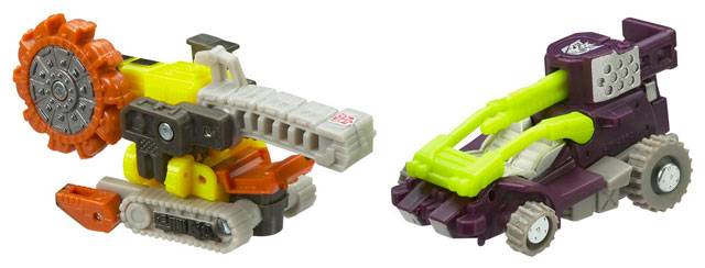 Kobushi vs Landslide Mini-con | Transformers Cybertron