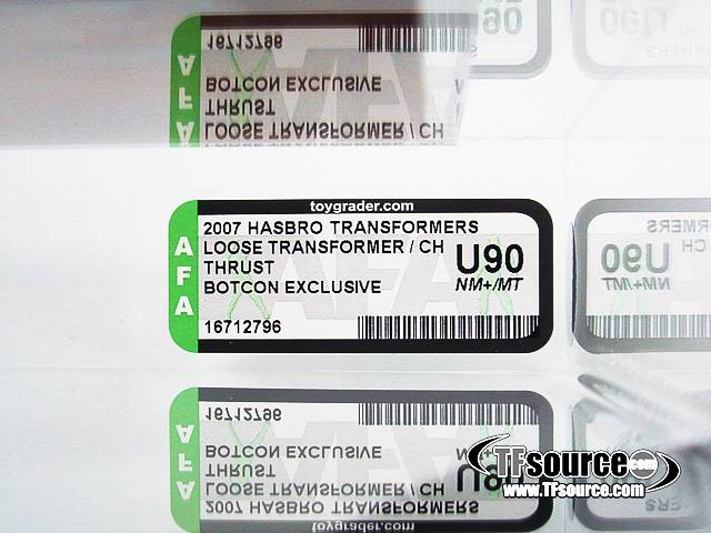 Thrust AFA90 Botcon Exclusive | Transformers Convention Botcon 2007