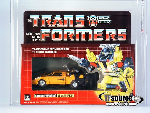 Sunstreaker AFA 85 G1 Car Vintage Transformers G1