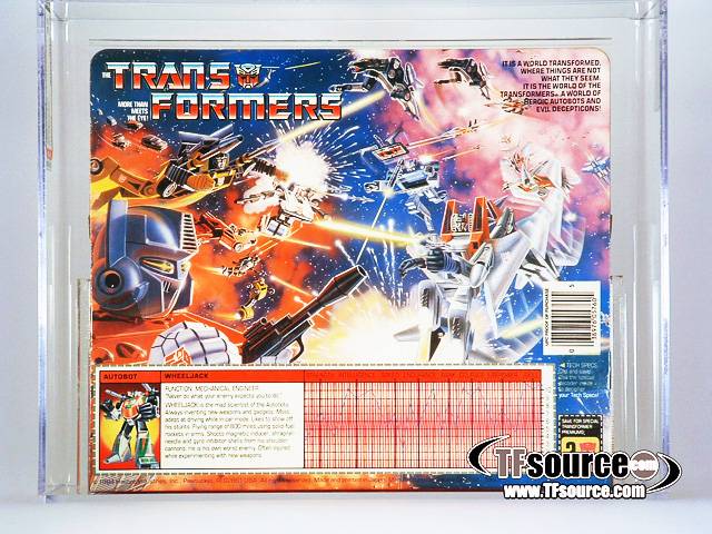Wheeljack AFA 85 G1 Car Vintage Transformers G1
