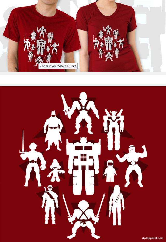 Plastic Heroes T-Shirt Red | T-Shirt