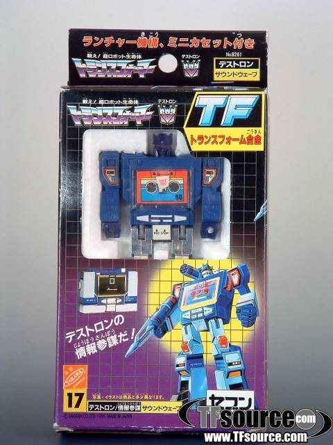 17 Soundwave Transform Jr | Vintage Japanese G1 Transformers