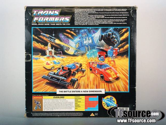 Overlord Godmasters Vintage Transformers G1