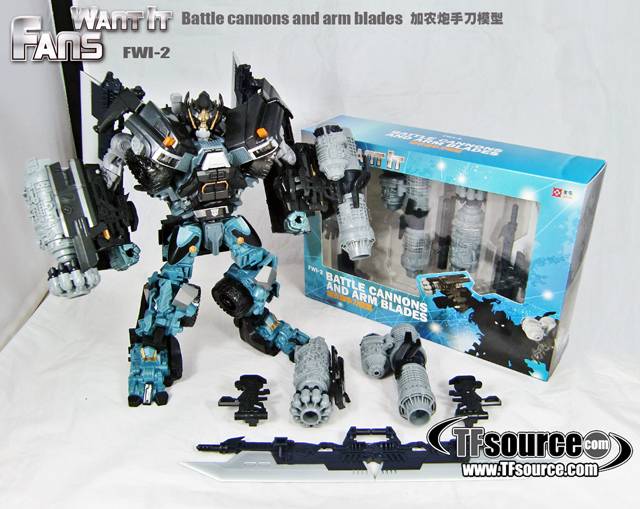 FWI-2 Battle Cannons and Arm Blades Upgrade Kit | Fans Want It | Upgrade Kit
