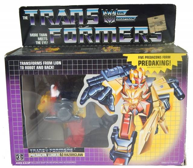 Razorclaw Transformers G1 | Transformers Generation One
