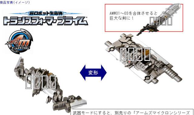AMW02 Arms Micron B | Japanese Transformers Prime Arms Micron