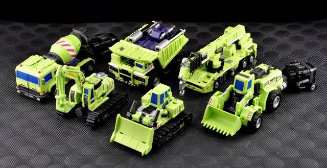 Green Giant Type 61 Combiner Set of 6 | MakeToys | Mtcombiner