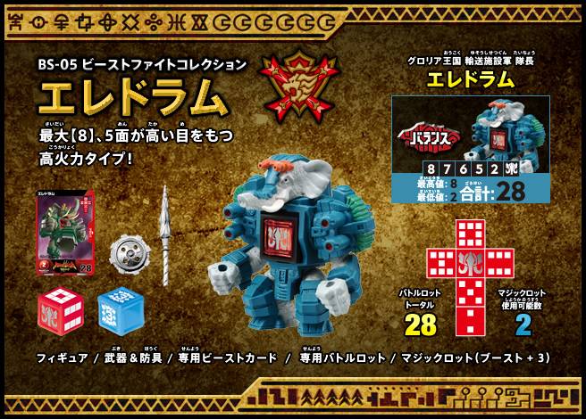 BS-05 Eridoram Elephant | Battle Beasts | Beast Saga