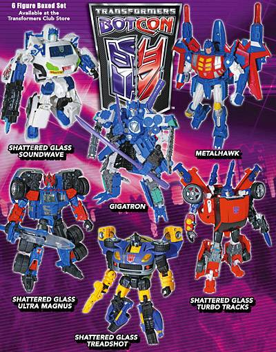 Convention Boxed Set Shattered Glass Botcon Exclusive | Transformers Convention Botcon 2012