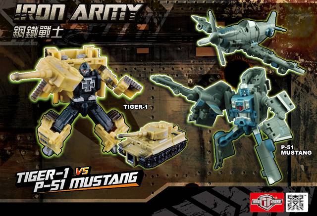 Set A Tiger-1 and P-51 Mustang | TFC Toys Iron Army