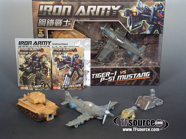 Set A Tiger-1 and P-51 Mustang | TFC Toys Iron Army