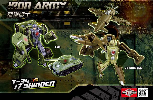 Set B T34 and J-7 Shinden | TFC Toys Iron Army