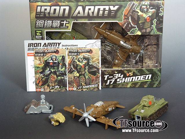 Set B T34 and J-7 Shinden | TFC Toys Iron Army