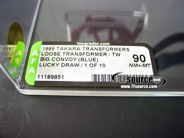 Big Blue Convoy Lucky Draw AFA90 | Transformers Beast Wars