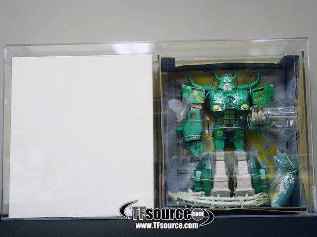 Green Unicron Lucky Draw AFA 80 | Transformers Armada Micron Legend