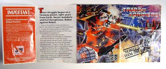 Reinforcements from Seibertron Catalog