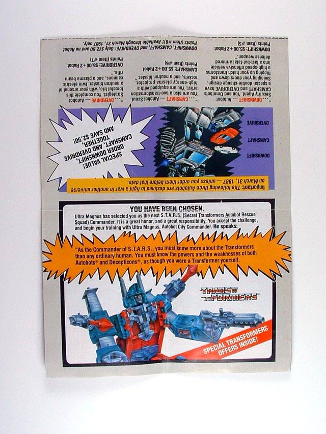 Ultra Magnus STARS Catalog