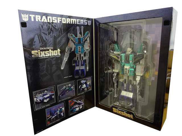 Sixshot Metallic Version Asia Exclusive Limited Edition Transformers G1 | Transformers Collectors Edition