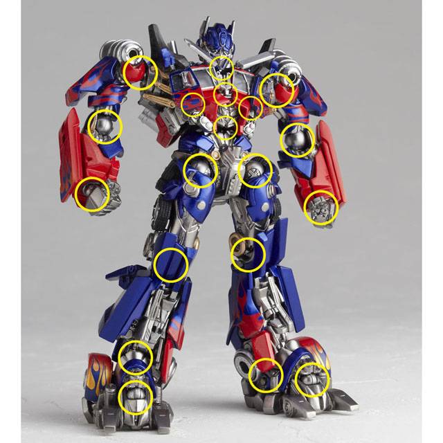 No.040 Optimus Prime DX | Transformers Dark of the Moon Revoltech Sci-fi
