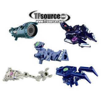 AMW14 Arms Micron Ultimate 5 Piece Set D | Japanese Transformers Prime Arms Micron
