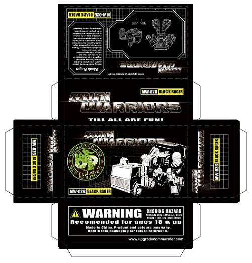 MW-02B Black Rager | Igear Mini Warriors