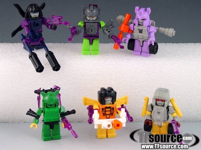 Wave 1 Set of 6 Figures | Transformers KRE-O Kreon Micro-Changers