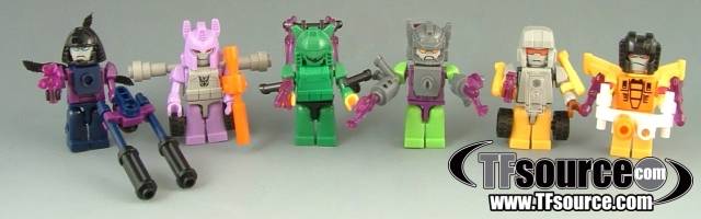 Wave 1 Set of 6 Figures | Transformers KRE-O Kreon Micro-Changers