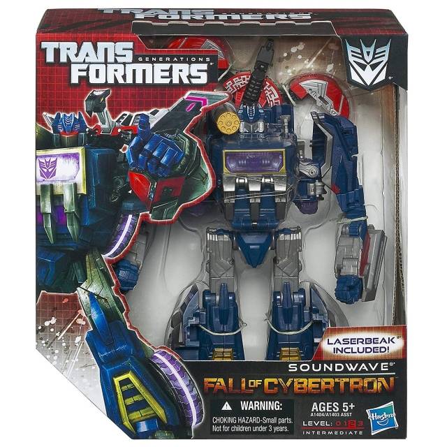 Soundwave with Laserbeak Voyager Class | Transformers Generations Fall of Cybertron