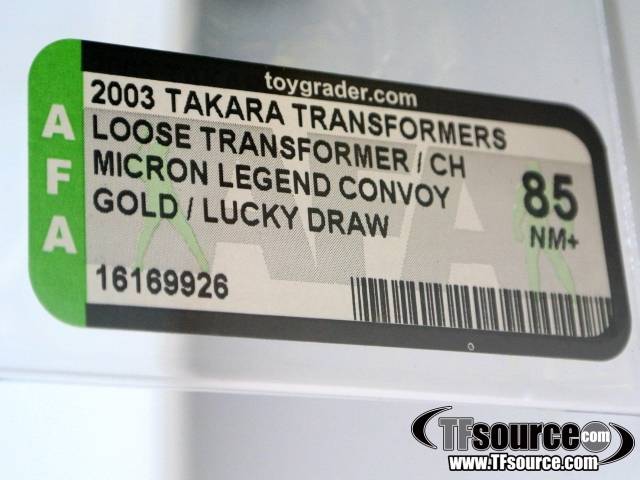 Lucky Draw Convoy Gold Version | Transformers Armada Micron Legend