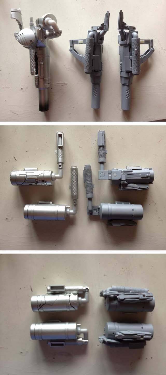 Buster Guns Grey Version | Cubex | Upgrade Kit