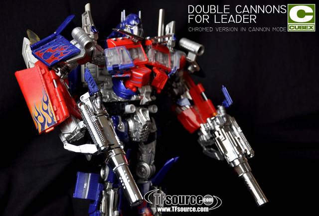 Buster Guns Chrome Version | Cubex | Upgrade Kit